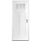 Codel Doors 36" x 96" Primed White Shaker Exterior Fiberglass Door 3080LHISPSFHER3033C491626DB - alternate 1